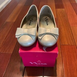 Nina Kids Cream Bow Flats